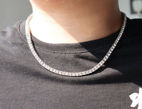 Crystal Necklace For Men - Men Hip Hop Jewelry | All Ice On Me