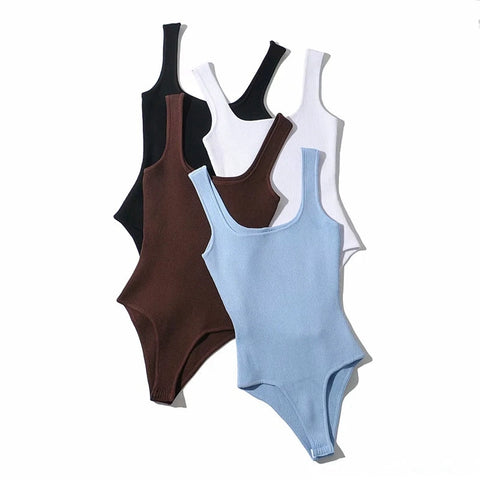 Slim-Fit Bodysuit Tank