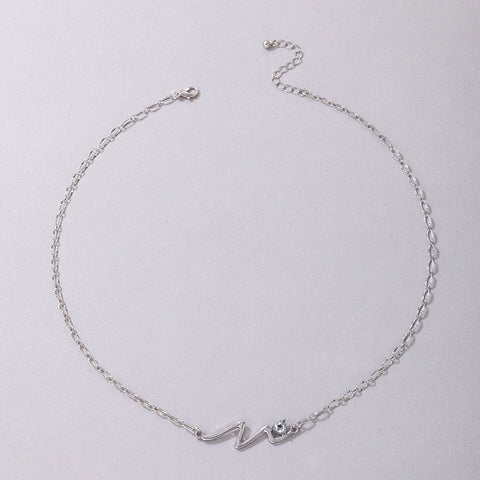 Love Wave Small Chain Necklace