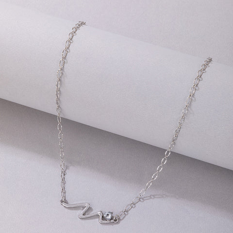 Love Wave Small Chain Necklace