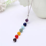 7 Chakra Gem Stone Beads, Healing & Balancing Necklace