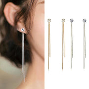 Long Tassel Minimalist Earrings