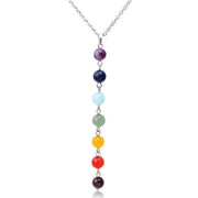 7 Chakra Gem Stone Beads, Healing & Balancing Necklace