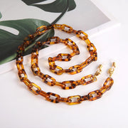 Leopard Acrylic Lanyard Glasses & Sunglasses Chain