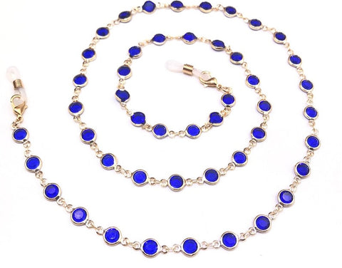 Colorful Crystal Bead Eyeglass Chain Holder