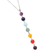 7 Chakra Gem Stone Beads, Healing & Balancing Necklace