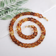 Leopard Acrylic Lanyard Glasses & Sunglasses Chain