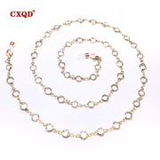 Colorful Crystal Bead Eyeglass Chain Holder