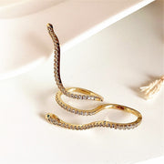 Winding Snake Hyperbole Adjustable Ring