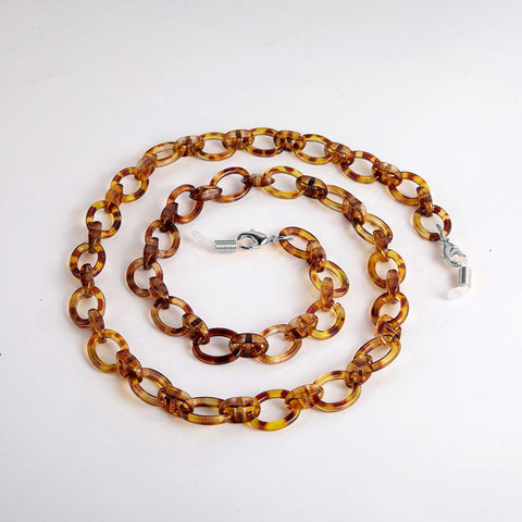 Leopard Acrylic Lanyard Glasses & Sunglasses Chain