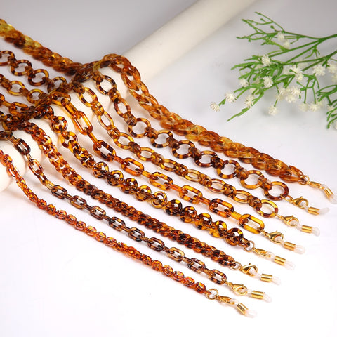 Leopard Acrylic Lanyard Glasses & Sunglasses Chain