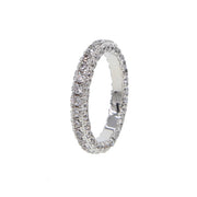 Luxury eternity Ring bands cubic zirconia