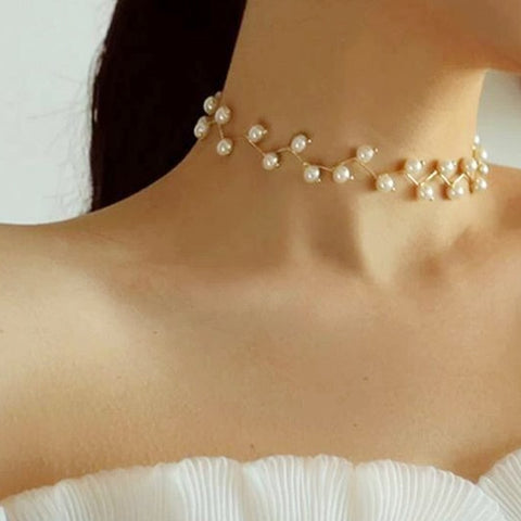 Fashion Long Boho Multilayered Pearl Pendant Necklace