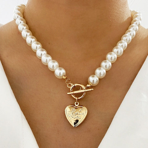 Fashion Long Boho Multilayered Pearl Pendant Necklace